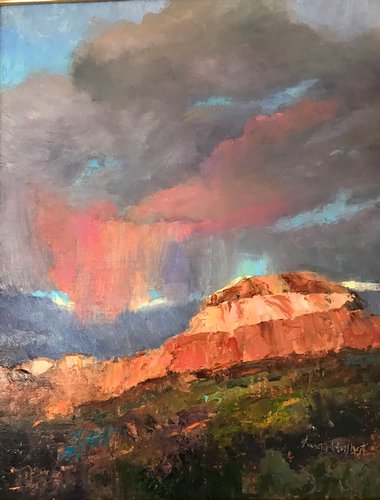 Ghost Ranch Mesa Sunset (sold 2018) Large Image
