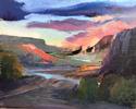 Chama River Sunset (sold 2018) Small Image