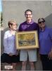 Golden Cottonwoods, Galisteo Painting with Buyers Small Image