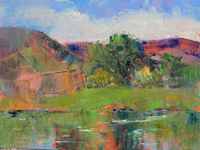 Ashley Pond Los Alamos 12x16 Large Image