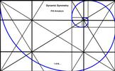 PHI Dynamic Symmetry Armature with a Golden Spiral Approximation (1.618..) Small Image